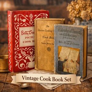 Vintage Cook Book Set - Betty Crocker 1st edition!!